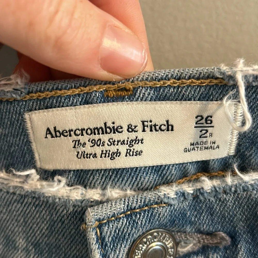 Abercrombie The 90s Straight Ultra‎ High Rise Jeans